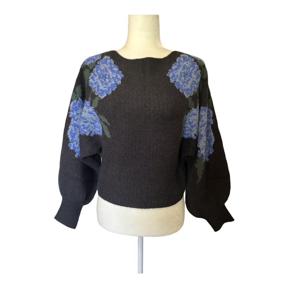 Vici Pullover Cropped‎ Floral Sweater Small